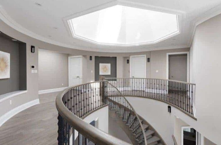 modern iron railings