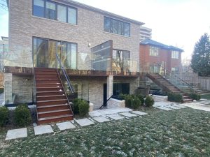 outdoor stair railing for modern home