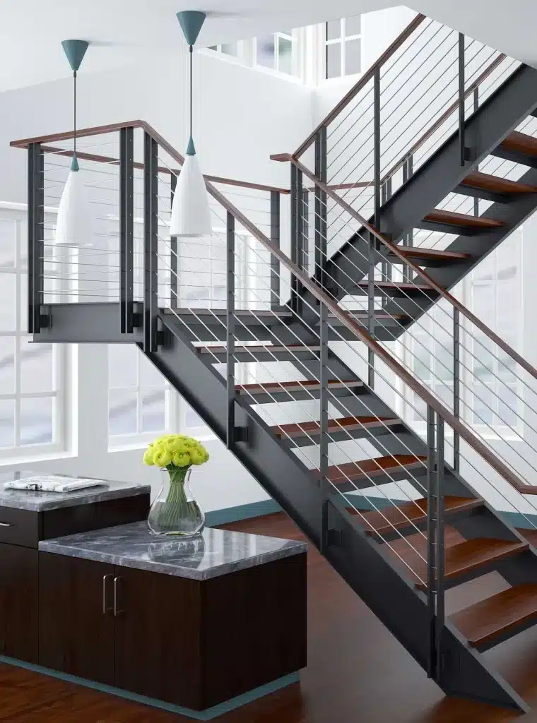 metal Stairs Railings in North York-2