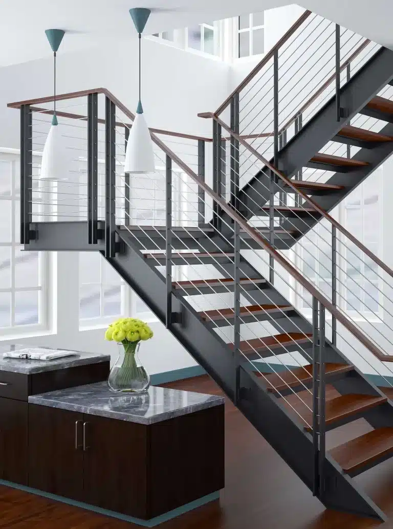 metal Stairs Railings in North York-2