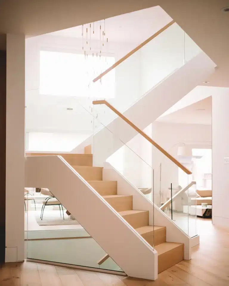 Wooden Stairs and glass-railing-darvish-6