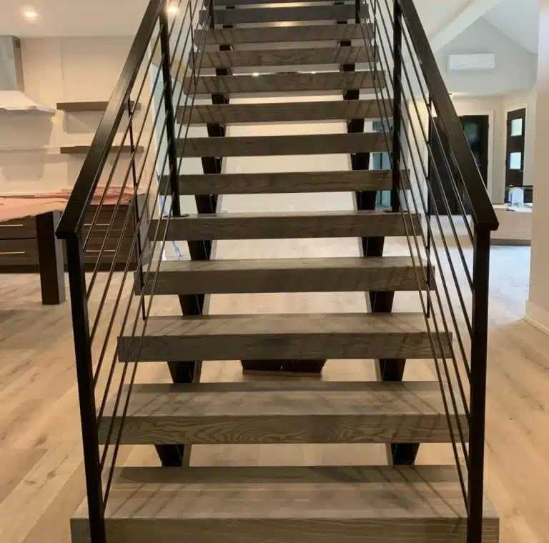 double stringer staircases
