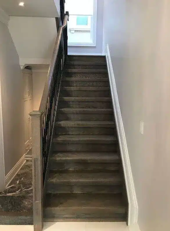 straight staircase ideas