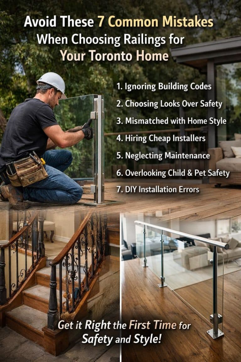 Avoid These 7 Common Mistakes When Choosing Railings for Your Toronto Home