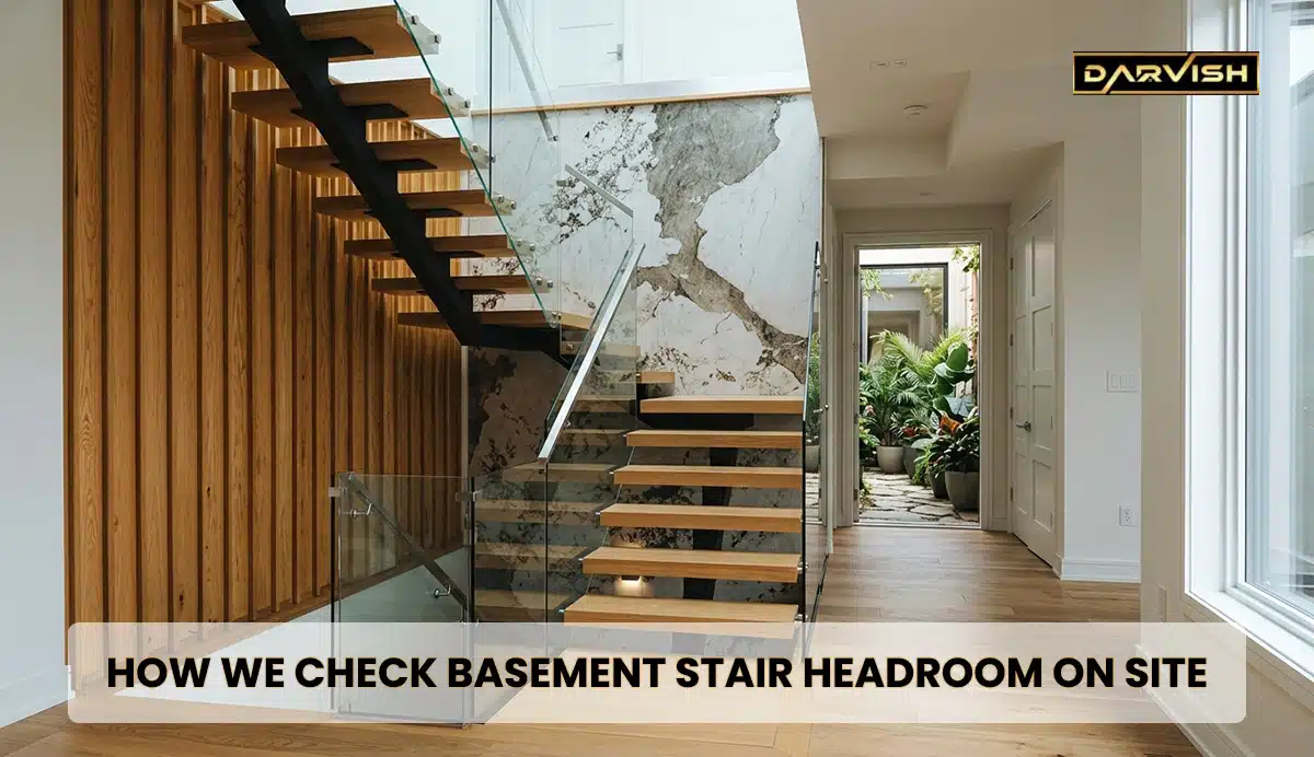 How We Check Basement Stair Headroom on Site